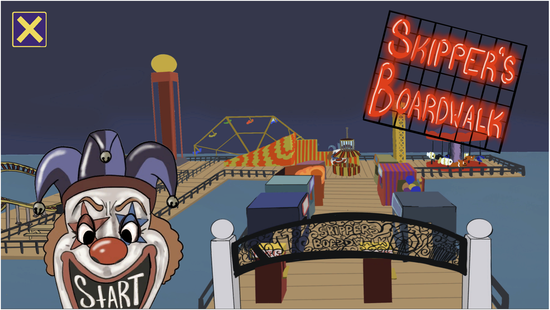 Skipper's Boardwalk title screen