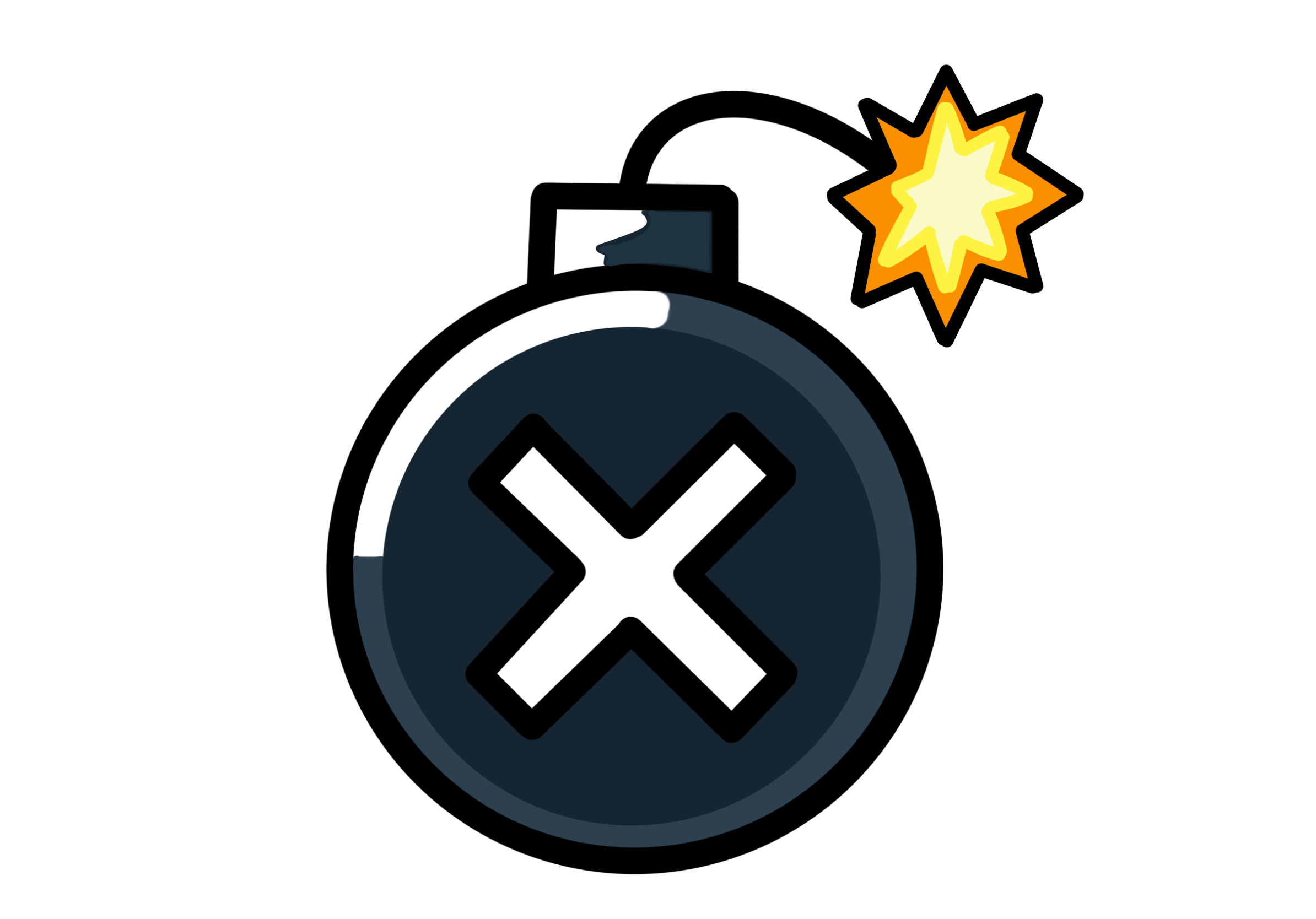 Bomb / cancel icon